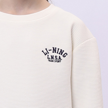 YWDU114-4 Lifestyle Crew Neck Sweatshirt Egg Shell